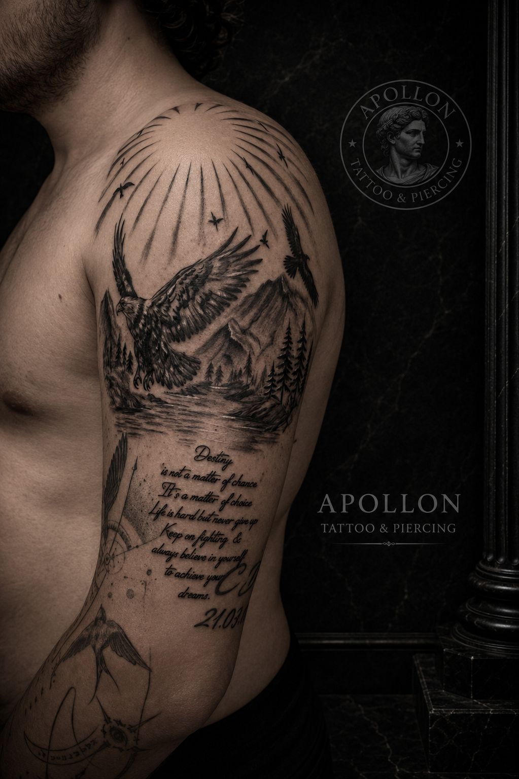 Apollon Tattoo Özel Tasarım Dövme Çalışması