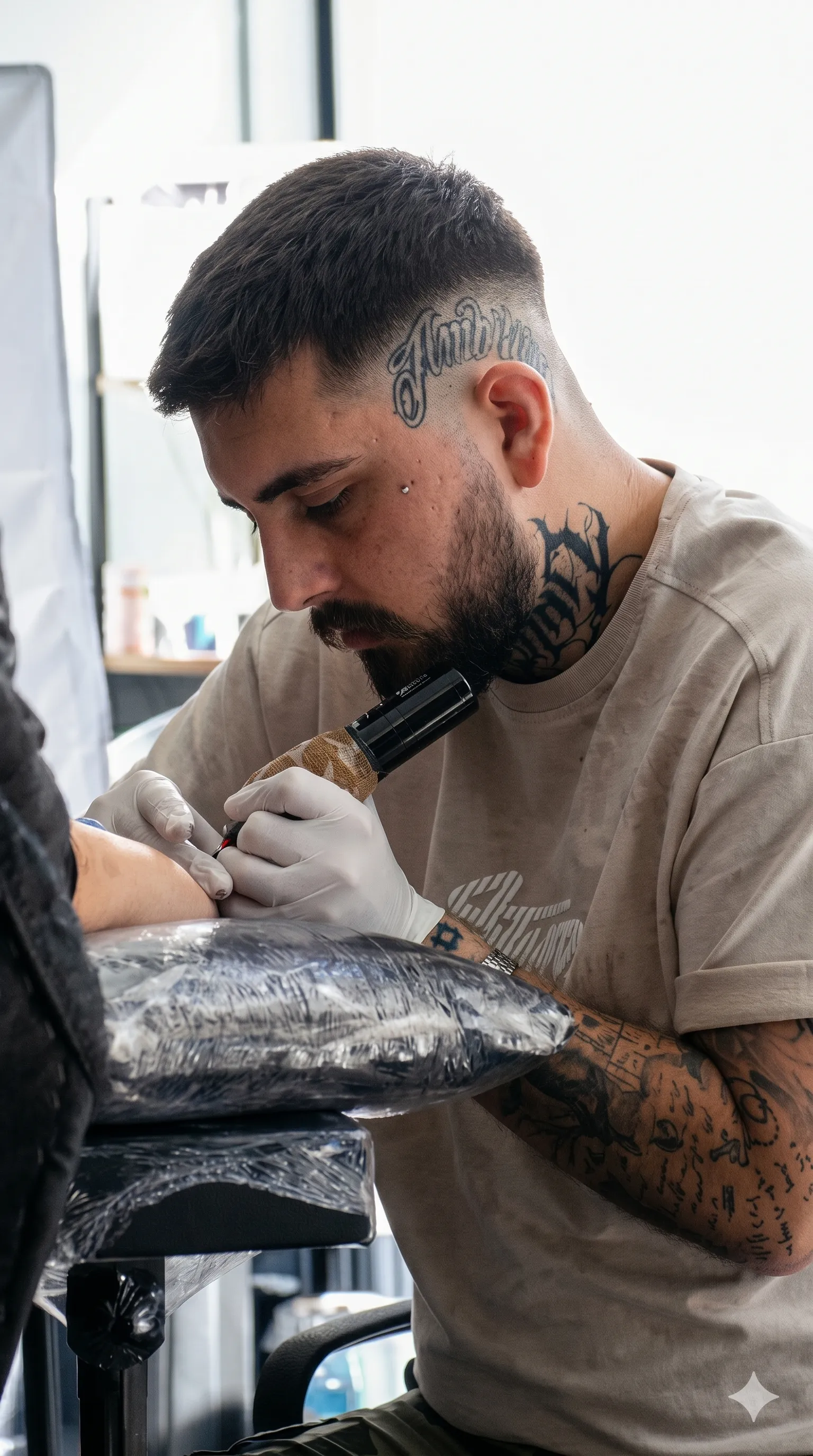 Apollon Tattoo Mersin kurucu sanatçı dövme yapım süreci