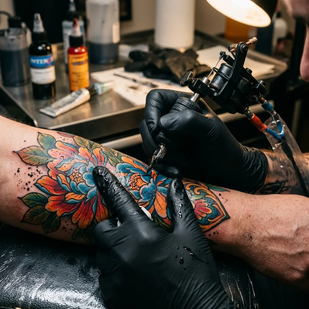 Dövme yenileme renk restorasyon Apollon Tattoo Mersin
